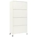 Armoire à casiers Gris et bleu 90x45x180 cm Acier