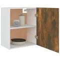 Armoire suspendue Chêne fumé 50x31x60 cm Bois d'ingénierie