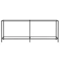 Table console Transparent 200x35x75,5 cm Verre trempé