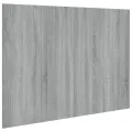 Tête de lit Sonoma gris 120x1,5x80 cm Bois d'ingénierie