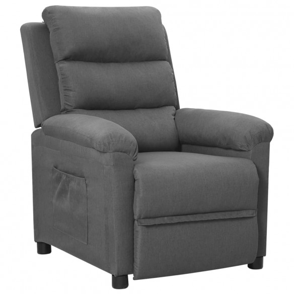 Fauteuil inclinable Gris clair Tissu