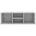 Banc à chaussures Gris béton 105x35x35 cm Aggloméré
