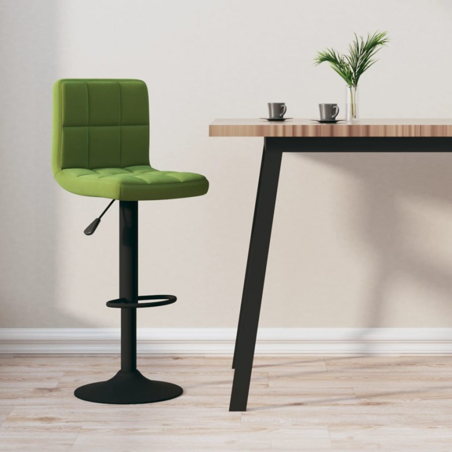 Tabouret de bar Vert clair Velours