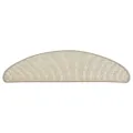 Tapis d'escalier auto-adhésifs 15 pcs Argenté 65x21x4 cm