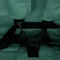 Poussette à deux places Vert Acier