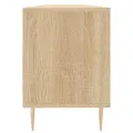 Meuble TV chêne sonoma 150x30x44,5 cm bois d'ingénierie