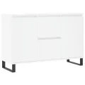Buffet blanc 104x35x70 cm bois d'ingénierie