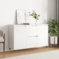 Buffet blanc 104x35x70 cm bois d'ingénierie