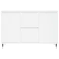 Buffet blanc 104x35x70 cm bois d'ingénierie