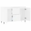 Buffet blanc 104x35x70 cm bois d'ingénierie