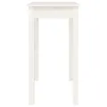 Table console Blanc 80x40x75 cm Bois massif de pin