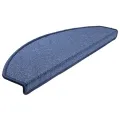 Tapis d'escalier 10 pcs 65x24x4 cm Bleu