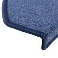 Tapis d'escalier 10 pcs 65x24x4 cm Bleu