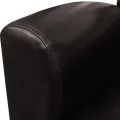 Chaise de canapé Marron foncé Similicuir