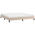 Cadre de lit sans matelas cappuccino 160x200 cm similicuir