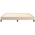 Cadre de lit sans matelas cappuccino 160x200 cm similicuir