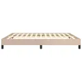 Cadre de lit sans matelas cappuccino 160x200 cm similicuir