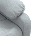Fauteuil inclinable Gris clair Tissu