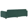 Lit de repos sans matelas vert foncé 90x200 cm velours