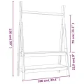 Porte-vêtements 100x45,5x150 cm Bois de pin massif