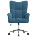 Chaise de relaxation Bleu Velours