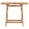 Table à dîner pliable de jardin 90x60x75 cm Bois de teck solide