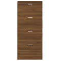 Armoire à chaussures Chêne marron 59x17x150cm Bois d'ingénierie