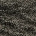 Couverture en coton 160 x 210 cm Anthracite/Marron