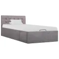 Cadre de lit à rangement hydraulique sans matelas 90x200 cm