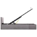 Cadre de lit à rangement hydraulique sans matelas 90x200 cm