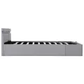Cadre de lit à rangement hydraulique sans matelas 160x200 cm