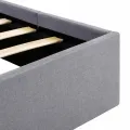 Cadre de lit à rangement hydraulique sans matelas 160x200 cm