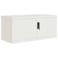 Classeur blanc 90x40x130 cm acier