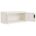 Classeur blanc 90x40x130 cm acier