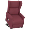 Fauteuil de massage Rouge bordeaux Tissu
