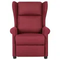 Fauteuil de massage Rouge bordeaux Tissu