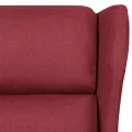 Fauteuil de massage Rouge bordeaux Tissu