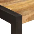 Table à dîner 120x60x76 cm bois de manguier massif