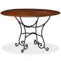 Table de salle à manger Bois acacia avec finition miel 120x76cm