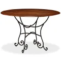 Table de salle à manger Bois acacia avec finition miel 120x76cm