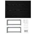 Meuble de salle de bain Noir 60x40x16,3 cm