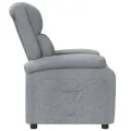 Fauteuil inclinable Gris clair Tissu