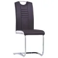 Ensemble de salle à manger 5 pcs Similicuir Marron
