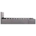 Cadre de lit à rangement hydraulique sans matelas 120x200 cm