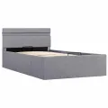 Cadre de lit à rangement hydraulique sans matelas 90x200 cm