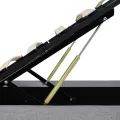 Cadre de lit à rangement hydraulique sans matelas 90x200 cm