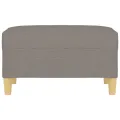 Repose-pied Taupe 70x55x41 cm Tissu
