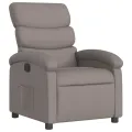 Fauteuil inclinable Taupe Tissu