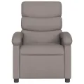 Fauteuil inclinable Taupe Tissu