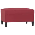Repose-pied Rouge bordeaux 70x55x41 cm Similicuir